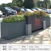 Caixa de flores externa de ferro forjado combinação liga de alumínio aço inoxidável PVC suporte de flores canaleta de flores grade de proteção de isolamento de estrada engenharia municipal