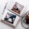 Álbum de fotos de bebê A6 de grande capacidade, álbum de armazenamento de fotos com bolsos para adesivos, compartimentos para cartões e bolsos para anotações