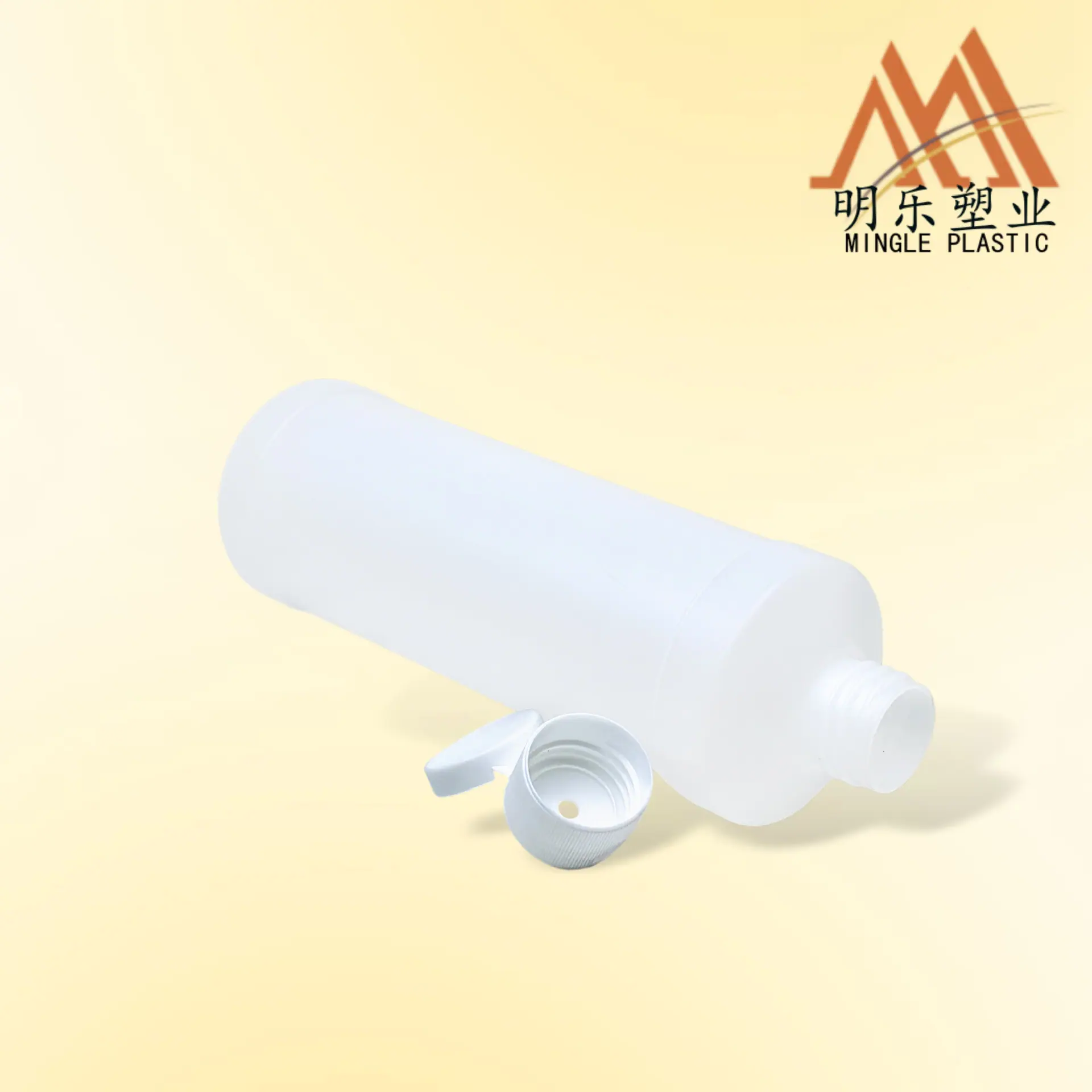 500ml标槽颜料PE瓶-05翻盖