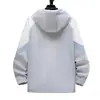 Chaqueta con Capucha para Hombre Adolescente de Verano con Protección Solar, Ropa Exterior de Moda, Corte Holgado, Talla Grande, Chaqueta Ligera y Transpirable con Protección Solar