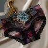 Ropa interior de encaje bordado de verano directa de fábrica para mujer, sexy, sin costuras, ultrafina, transparente, de cintura baja, cómoda