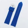 Fabricante Venta al por Mayor Reloj Inteligente Universal con Patrón Vertical de Silicona Interfaz Curvada de Dos Secciones Larga y Corta Liberación Rápida 20mm Duradero