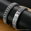 Pulsera Rotatoria Vintage de Plata Tailandesa con Mantra de Seis Caracteres para Hombre con Acabado Envejecido y Diseño Moderno