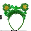 Stock Listo de Fábrica Transfronterizo Amazon Xiyin Temu St. Set de Gafas de Decoración para Fiesta Irlandesa del Día de San Patricio