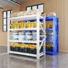Estanterías de Almacén en Diversas Especificaciones y Modelos, Estantes para Snacks de Supermercado, Estantes para Entrega Express, Estanterías de Carga Pesada, Estanterías de Almacenamiento de Múltiples Niveles para Almacenes