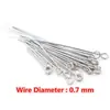 200/Pacote 20-70mm aço inoxidável agulha de 9 caracteres agulha de 9 caracteres materiais para fabricação de joias DIY acessórios atacado