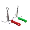 Anzuelo de anclaje para hierba acuática de acero inoxidable de tres garras cuatro garras anzuelo de anclaje garra de tigre volador anzuelo sólido para pesca en hierba acuática anzuelo de tres garras