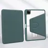 Cabello liso de fábrica para ipadPro11 funda de cuero acrílica giratoria iPad10.2 con ranura para lápiz air11 funda protectora