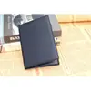 Portadocumentos de Tarjeta de Cuero PU Personalizado, Portatarjetas de Identificación de Boletos de Gama Alta, Portadocumentos de Pasaporte Multifunción RFID