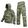 Terno de Algodão Inverno Exterior Camuflagem Quente Quebra-vento Jaqueta Masculina Fã Militar Tático À Prova de Vento À Prova de Frio