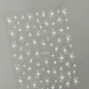 Pegatinas para Uñas en Forma de Estrella Disponibles, Mini Pegatinas Adhesivas Impermeables Planas de Estrella de Cuatro Puntas, Estilo Dh