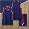 Lote direto de fábrica 2024 Novo V-neck cor combinando uniforme de basquete terno crianças adulto extra grande tamanho uniforme de campo de treinamento de basquete