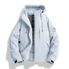 26188 Chaqueta de Algodón Invierno con Capucha Abrigo de Algodón Engrosado Cálido Moderna Casual Deportiva al Aire Libre Cortavientos Chaqueta de Algodón Venta al por Mayor