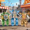 Tiktok Tendência Criativo Spinner de Dedo Comida Mecânico Robô Transformável Educacional Infantil Alívio de Estresse Brinquedo Atacado