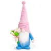 Muñeca del Día de la Madre, Peluche de Tulipán, Adorno de Gnomo en Forma de Corazón, Decoración de Regalo Festivo, Regalo del Día de la Madre