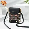 Bolsas de Mujer Transfronterizas 2026 Modelo Nuevo Gran Capacidad Bolsa para Teléfono Venta al por Mayor Compartimento Doble Gama Alta Vertical Simple Bolso Cruzado
