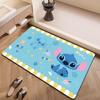Estilo Dibujo Animado Lindo Stitch Felpudo de Barro de Diatomeas Entrada de Baño Absorbente de Agua Secado Rápido Antideslizante Alfombra para Sala de Estar Cocina