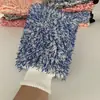 Luvas de Veludo Coral São Fáceis de Limpar, Convenientes para Limpar e Não Danificam a Pintura do Carro. Panos Dupla Face para Lavagem de Carros, Luvas de Microfibra Chenille para Limpeza de Carros