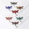 Estilo europeu e americano design criativo broche de inseto moda libélula broche corpete pino temperamento simples acessórios de vestuário