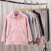 Traje de ropa para el hogar de otoño e invierno para niños Ropa cálida para padres e hijos Pantalones cálidos Pijamas de franela para adultos Vestidos de madre Nuevo estilo