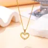 Colar de Amor, Acessórios de Joias de Alta Qualidade, Pingente de Design Exclusivo, Colar de Aço Titânio Que Não Desbota, Atacado Transfronteiriço de Luxo Leve