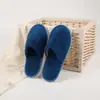 Pantuflas Infantiles Listas para Usar para Hospitalidad en el Hogar, Hoteles y Aerolíneas, Pantuflas Desechables de Tela Gruesa de Terciopelo de Coral