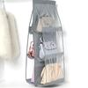 Bolsa transfronteiriça bolsa de pendurar multicamadas multi-compartimento à prova d'água bolsa de couro bolsa de armazenamento proteção de porta de guarda-roupa armazenamento bolsa de poeira atacado