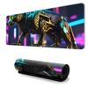 Mouse Pad Gamer Estilo E-Sports, Extra Grande com Borda Costurada, E-Sports para Meninos, Grande Pad para Teclado, Espessura Aumentada e Antiderrapante