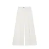 Estilo Europeo y Americano Z 2026 Nueva Moda Top de Mujer Corto Estilo Falda de Nueve Puntos 7026599 Pantalones de Pierna Ancha 7761782