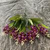 7 bolso garfo Jacinto casa casamento falso flor casamento configurar decoração delphinium mancha flor de seda artificial