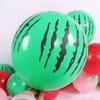 Globo Grueso Tema Sandía 12 Pulgadas Globo Semilla de Sandía Globo Fruta Decorativo Lindo Estampado de Fresa