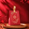 Cajas de dulces estilo chino 2026, cajas de dulces rojas para compromiso, cajas de dulces para boda, cajas de regalo, cajas de papel vacías