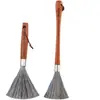 Cepillo para Ollas de Acero Inoxidable 304 Cepillo de Limpieza de Cocina para Lavar Ollas y Platos, Cepillo Universal de Alambre de Acero con Mango de Madera, Herramienta Mágica para Limpiar Ollas