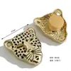 Charms para Sapatos de Buraco Xadrez em Forma de Coração de Coelho Pequeno Estilo Novo Transfronteiriço Cheios de Strass Decoração de Sapato Cabeça de Tigre Pérola