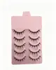 Pestañas Postizas de Tallo Duro Pueden Crear Doble Párpado para Mujeres, Estilo Natural, Pestañas Realistas, Tira Completa Pestañas Postizas Pequeño Demonio, Una Pieza
