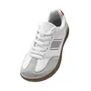 Zapatillas de entrenamiento alemanas de cabeza ancha para hombre, otoño, talla grande, horma ancha, zapatos blancos, no aprietan el empeine, superficie de cuero, ensanchados, zapatos casuales deportivos