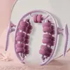 Rueda Masajeadora Circular de 26 Ruedas, Dispositivo para Moldear Piernas de Yoga para Uso en Casa, Pinza para Piernas de Punto Flotante de Seis Ejes para Aliviar la Fatiga Muscular y Adelgazar las Piernas