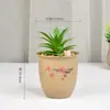 Cerâmica Queimada Lisa de Grés Flor de Carne Flor de Ameixa Orquídea Bambu Crisântemo Aplique Respirável Vaso para Plantas Verdes de Jardinagem Origem Atacado