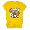 Amazon eBay site independente moda casual feminina dia de jogo luva de beisebol camiseta gola careca manga curta