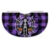 Capa Morada de Halloween Hecha a Medida de Fábrica con Diseños Impresos de Calabaza y Fantasma, Capa Infantil con Tela de Araña para Atar