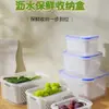 Cesta Drenante e Caixa de Conservação de Camada Dupla para Uso Doméstico, Armazenamento de Cozinha de Grande Capacidade, Caixa Selada para Geladeira e Freezer, Cesta Drenante e Caixa de Conservação
