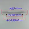 Puxador de Porta de Freezer, Puxador de Porta de Freezer Horizontal, Porta de Vitrine, Puxador de Porta de Armário de Cozinha, Móveis de Geladeira, Acessórios para Eletrodomésticos