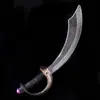 COS Halloween Navaja de Plástico de Pirata Gancho Accesorio Máscara de Disfraz Pirata del Caribe Espada de Zorro Máscara
