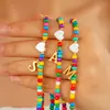 Joyería Transfronteriza Europea y Americana, Nuevo Collar de Cuentas Semilla con Diseño de Corazón de Amazon, Cadena para Clavícula de Lujo Ligero de Nicho de Gama Alta