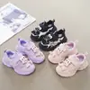 Zapatos Deportivos para Niñas 2025 Primavera Nuevos Dibujos Animados Niños Pequeños, Medianos y Grandes Velcro Niños Zapatos de Papá Estilosos Suela Suave