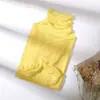 Estilo elegante manga longa cor de doce malha undershirt seda gelo camiseta feminina verão transparente proteção solar roupa blusa fina