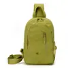 Bolsa de Peito Casual da Moda Feminina Leve de Nylon Repelente à Água Mochila Esportiva Versátil para Comutar Compras Cruzada de Ombro Único