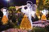 Luz de Esboço LED Tanabata Asas de Anjo Festival de Luz Decoração de Modelagem Luz Asas de Borboleta Luz de Modelagem