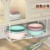 Estante Retráctil para Lavabo de Baño Estante de Almacenamiento sin Taladro para Gabinete de Inodoro Estante para Lavabo de Inodoro