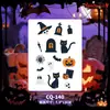 Pegatinas de tatuaje de Halloween con múltiples diseños al por mayor: calabaza, fantasma, araña, calavera, varias cicatrices sangrientas, heridas falsas